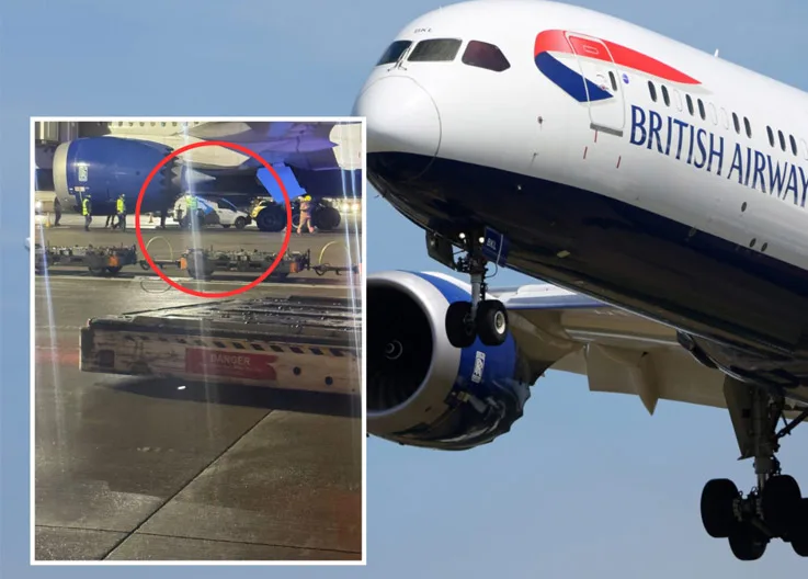 Dreamliner Crisis at Heathrow: Ground Vehicle Crashes Into British Airways Plane