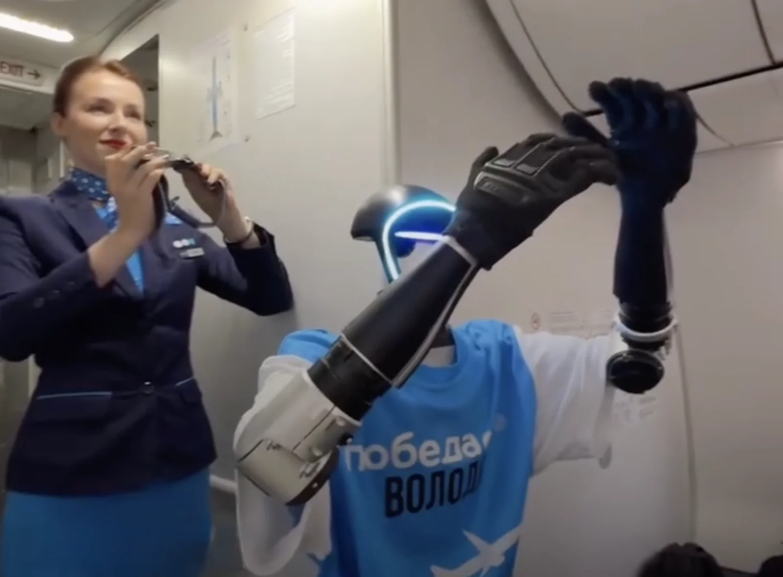 Aviation Knows No Limits: The First Flight with a Robot Cabin Crew Member Has Taken Place 2 Aviation News Cabin Crew Aviation Knows No Limits: The First Flight with a Robot Cabin Crew Member Has Taken Place