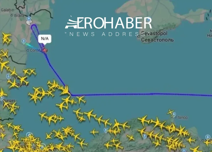 US ARTEMIS II Reconnaissance Aircraft Conducted Surveillance Over the Black Sea